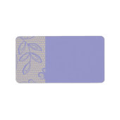 PAARSE LACE Druk uw eigen label af (Voorkant)