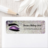 Paarse Lashes Eye Etiket (Insitu)