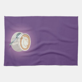 Paarse Latte Towel Theedoek