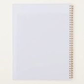 Paarse Lavendel Bloemen Munt Vlinders Vreugde Planner (Achterkant)