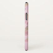 Paarse lavendel en goudfolie vallen bladeren Case-Mate iPhone case (Achterkant / rechts)