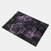 Paarse Lavendel Moody Rozen Floral Gothic Deurmat (Schuin)