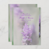 Paarse lavendel | Personaliseren Kaart (Voorkant / Achterkant)