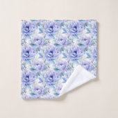 Paarse Lavendel Pioenenhanddoekset Bad Handdoek (Wasdoekje)