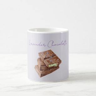Paarse Lavendel Pistache Groen Chocolade Koffiemok