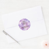 Paarse Lavendel Professionele Sticker (Envelop)