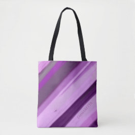 Paarse Lavendel Strepen Draagtas