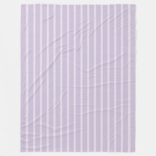 Paarse lavendel strepen fleece deken
