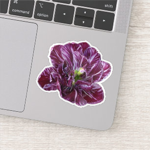 Paarse Lavendel Tulp Bloem Sticker
