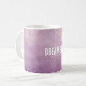 Paarse lavendeltextuur koffiemok (Voorkant links)