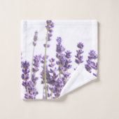 Paarse lavender #1 #decor #art bad handdoek (Wasdoekje)
