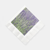 Paarse Lavender Fields Floral Servet (Hoek)