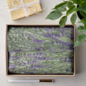 Paarse Lavender Fields Floral Tissuepapier (Geschenk)