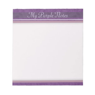 Paarse Lavender Mauve Notitieblok