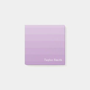 Paarse Lavender Shades Youthful Text Name Post-it® Notes