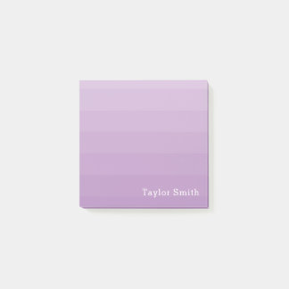 Paarse Lavender Shades Youthful Text Name Post-it® Notes