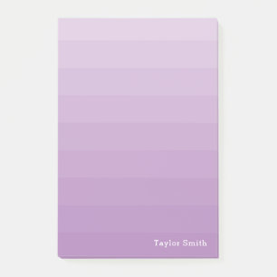 Paarse Lavender Shades Youthful Text Name Post-it® Notes