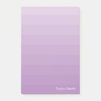 Paarse Lavender Shades Youthful Text Name Post-it® Notes