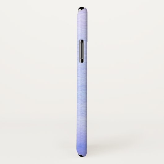 Paarse Lavender Waterverf Cute Initiaal Naam Case-Mate iPhone Case (Achterkant / rechts)