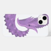 Paarse leeuwerik Case-Mate iPhone case (Achterkant (horizontaal))