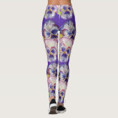Paarse Leggings voor bloemen (Achterkant)