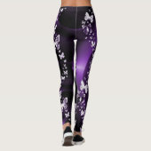Paarse Leggings voor vlinderzwijn (Achterkant)