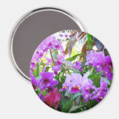 Paarse lelies magneet (Voorkant / Achterkant)