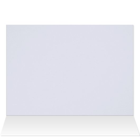 Paarse lente bloemenkrans dank u kaart (Binnen Horizontaal (Boven))