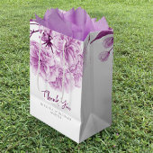 Paarse lentebloesem bloesem bloesem kunst bruiloft medium cadeauzakje