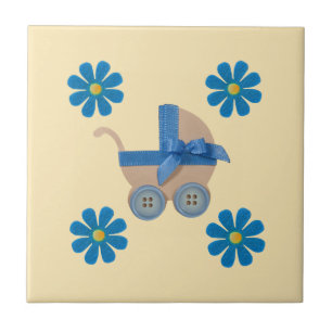 Paarse lenteslikker, paarse bloemen tegeltje