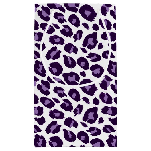 Paarse leopard klein cadeauzakje (Achterkant)