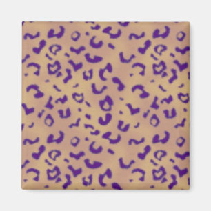 Paarse leopard magneet