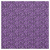 Paarse leopard Pattern Stof (Swatch)