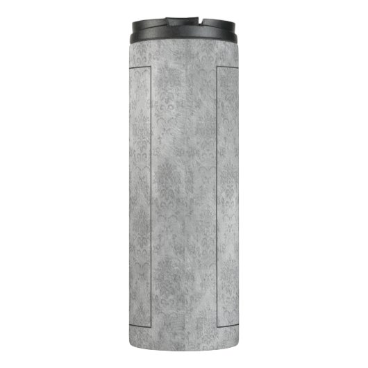 Paarse libel Damask Thermosbeker (Achterkant)