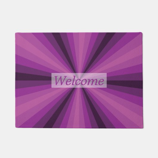 Paarse lichtdoorlatendheid deurmat (Voorkant)