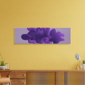 Paarse liefde canvas afdruk (Insitu (Woonkamer))