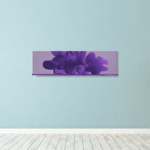 Paarse liefde canvas afdruk (Insitu (Houten vloer))