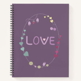 paarse liefde notitieboek