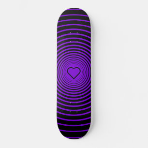 Paarse liefde - Voeg je kleuren toe Skateboard