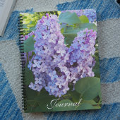 Paarse Lila bloemen Notitieboek