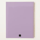 PAARSE/LILA BOHO-ONTWERP WEEKLY PLANNER (Achterkant)