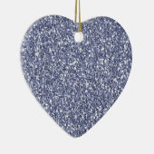 Paarse Lila glitter Keramisch Ornament (Rechts)