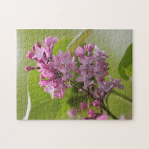 Paarse Lila puzzle Legpuzzel