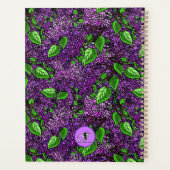 Paarse Lila staatsbloem van New Hampshire Planner (Achterkant)