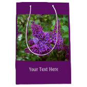 Paarse Lilacs op een lentedag Medium Cadeauzakje (Voorkant)