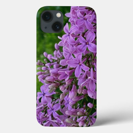 Paarse lilacs romantische elegante paarse foto van Case-Mate iPhone case (Achterkant)