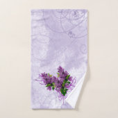 Paarse Lilacs Towel Set Bad Handdoek (Handdoek)