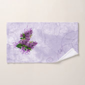 Paarse Lilacs Towel Set Bad Handdoek (Handdoek)