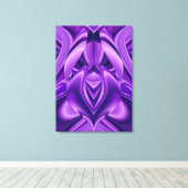 Paarse Lily Dream Canvas Afdruk (Insitu (Houten vloer))