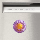 Paarse Lily Magnet Magneet (Insitu (Vaatwasser))